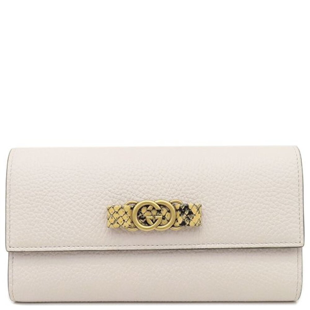 Gucci Long Wallet Interlocking G Python Wallet Le… - image 1